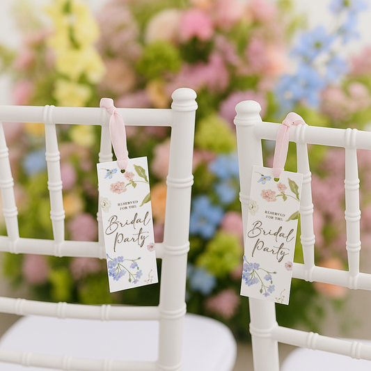 Emma Bridal Party Reserved Seat Tag