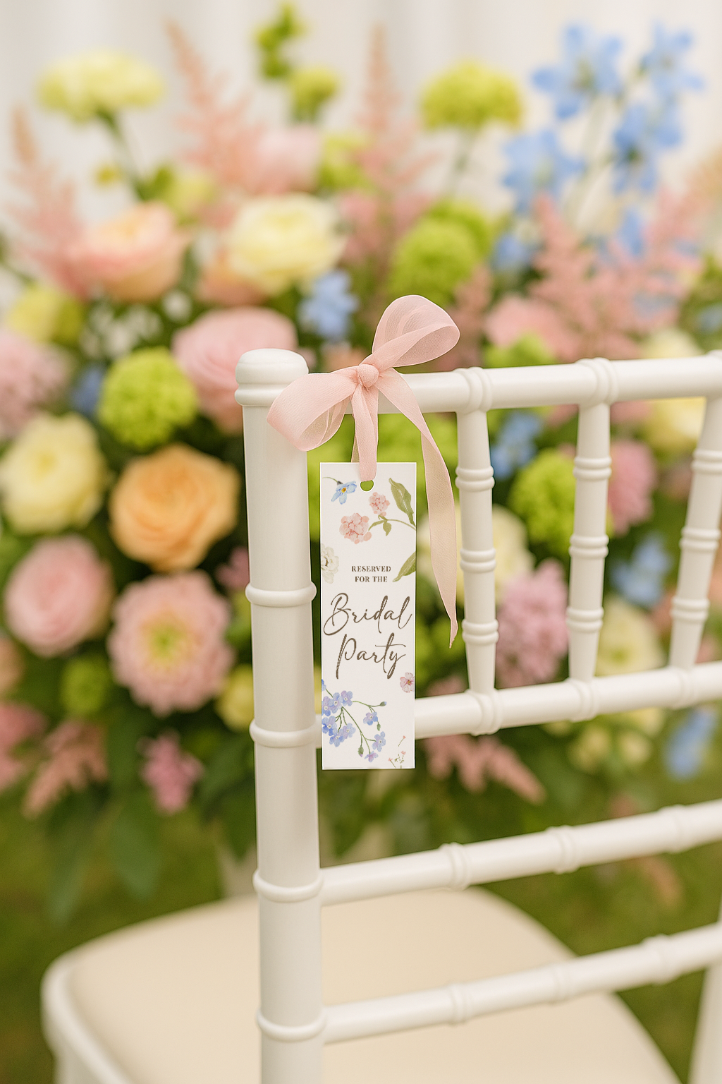 Emma Bridal Party Reserved Seat Tag