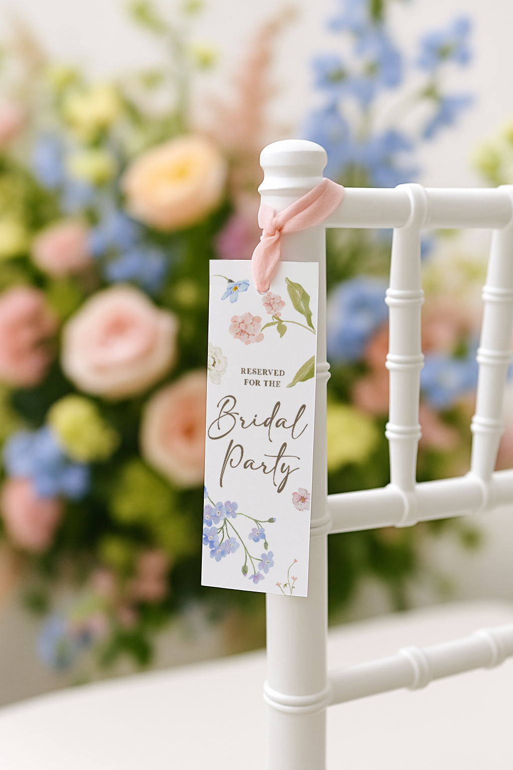 Emma Bridal Party Reserved Seat Tag