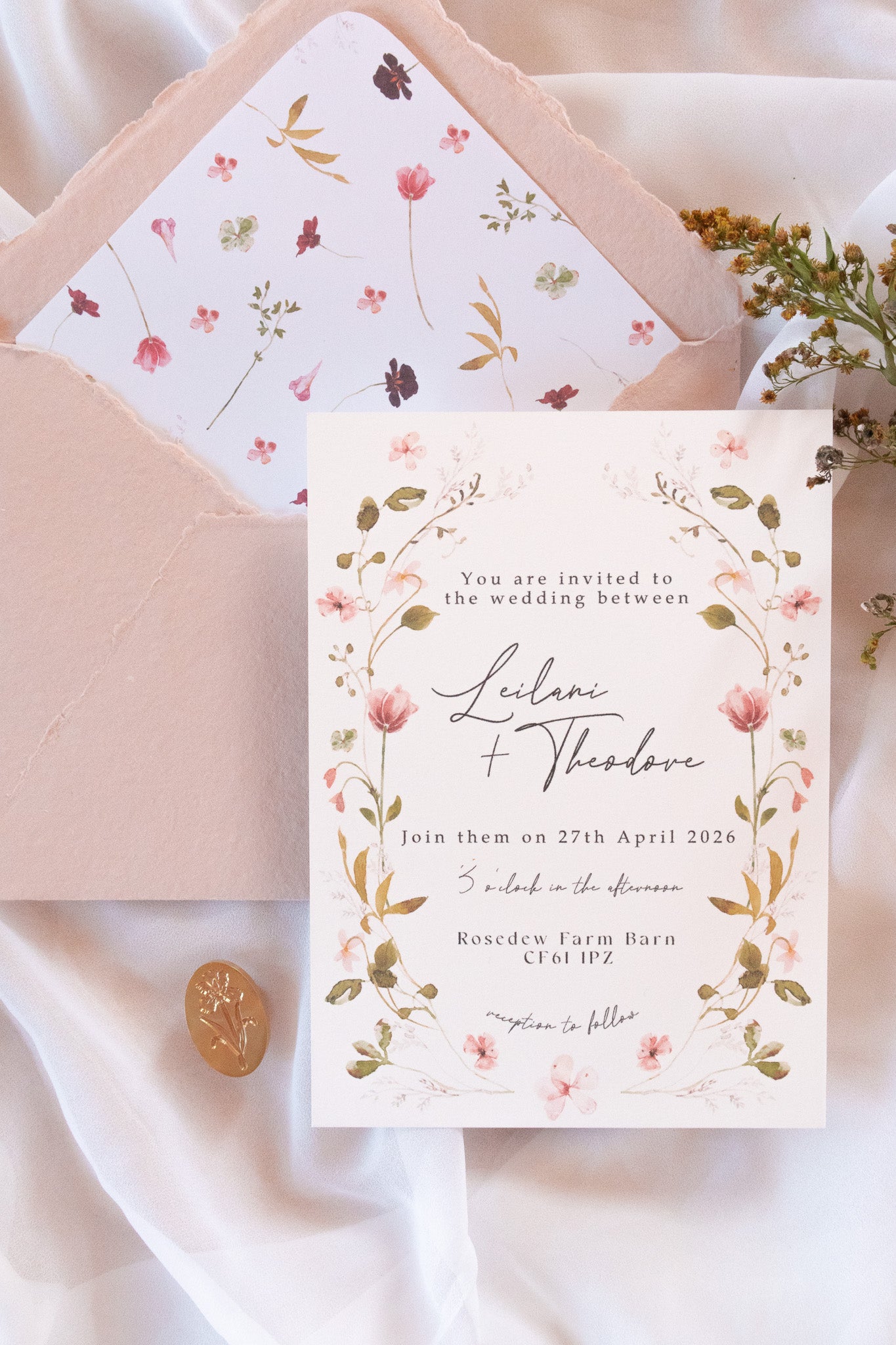 Rosedew Main Invitation Suite