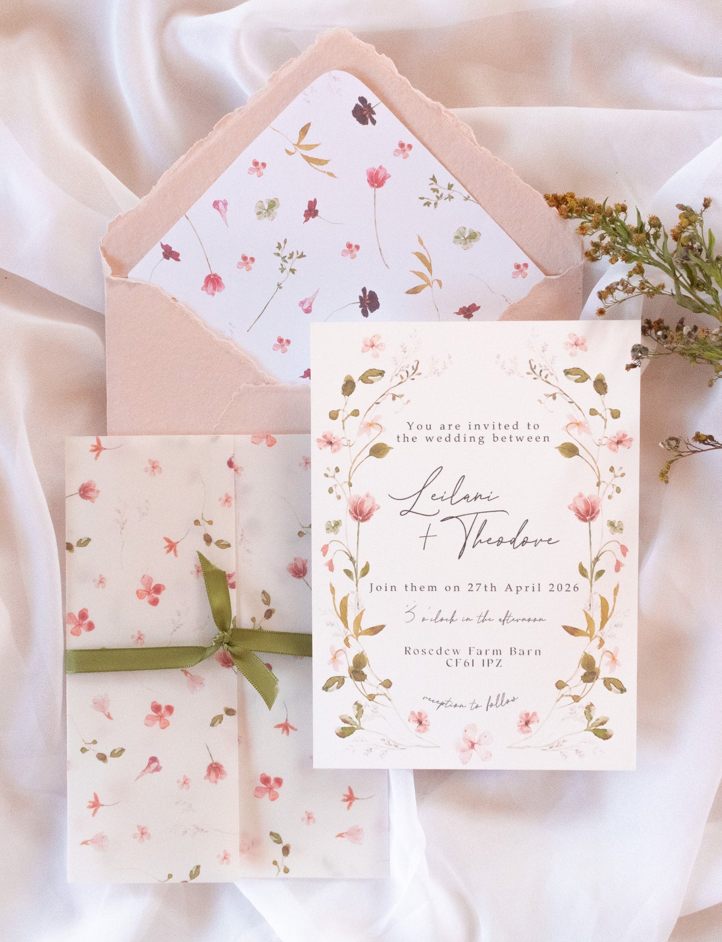 Rosedew Main Invitation Suite