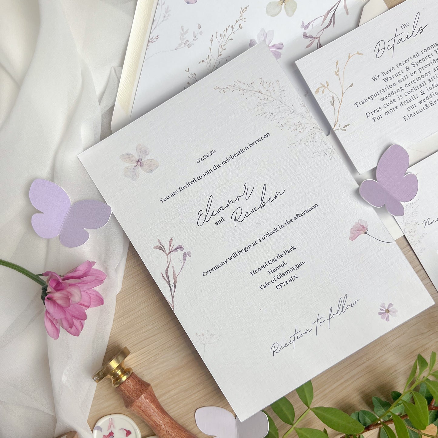 The Eleanor Sample Pack - Invitation