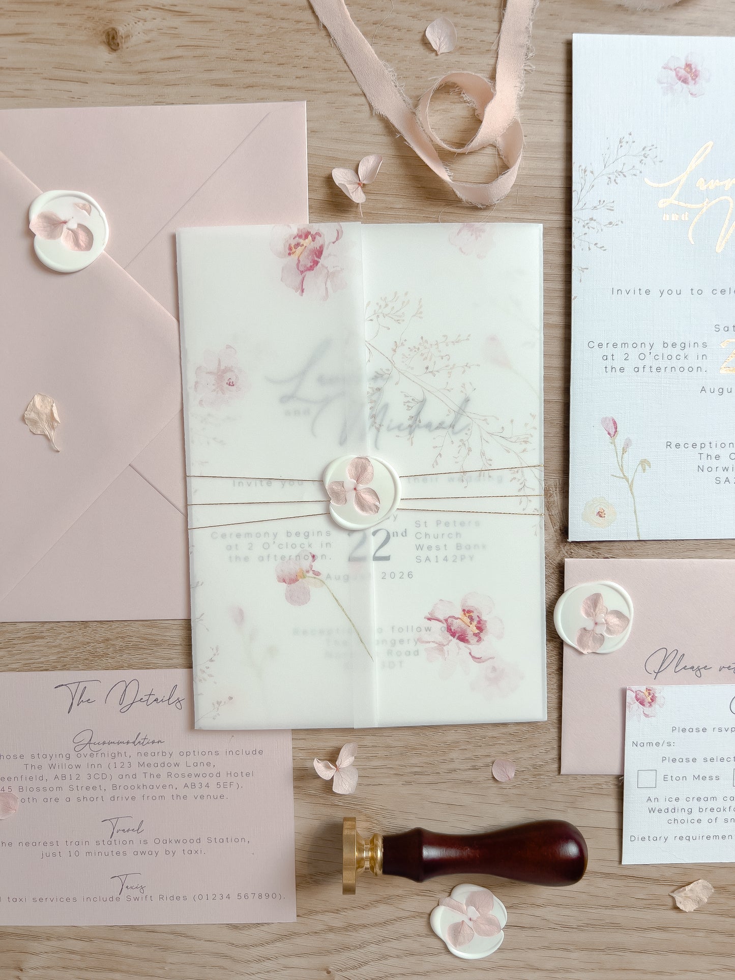 Lauren Wedding Invitation Suite