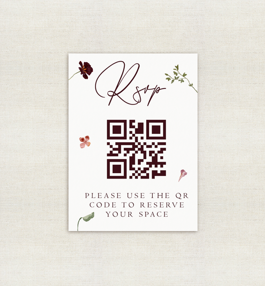 RSVP with QR Code