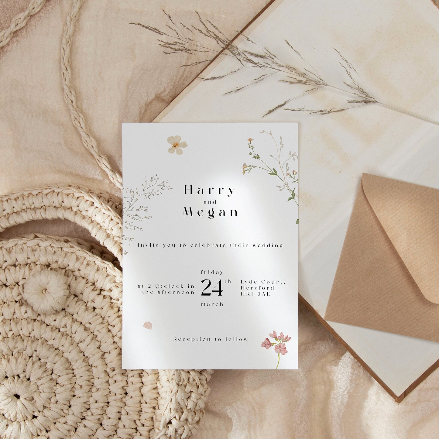The Megan Wedding Invitation Suite
