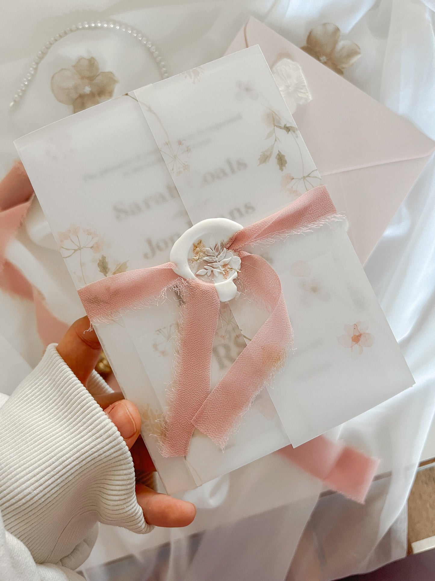 Wildflower Vellum Jacket Wrap