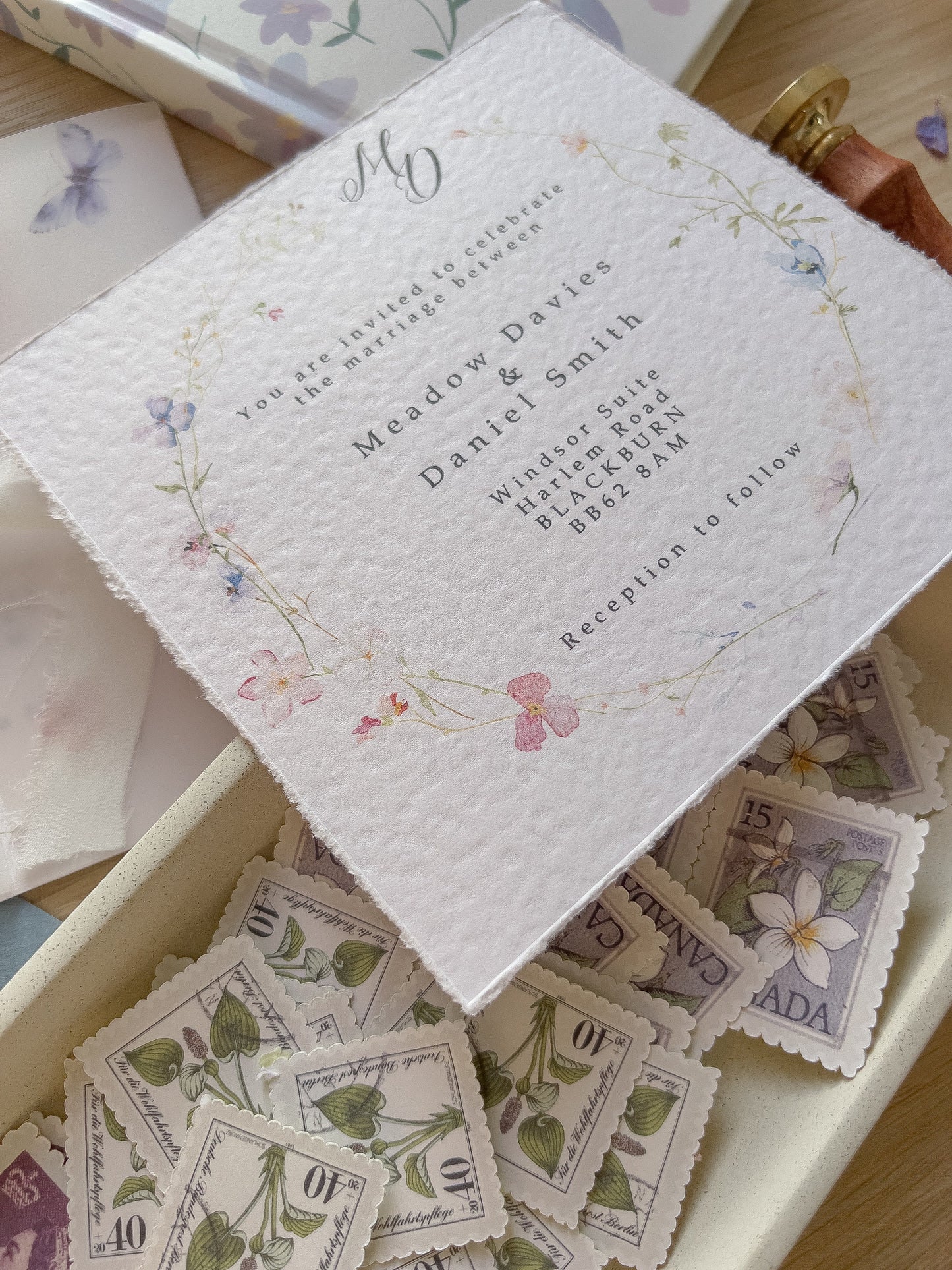 Meadow Wedding Invitation Suite