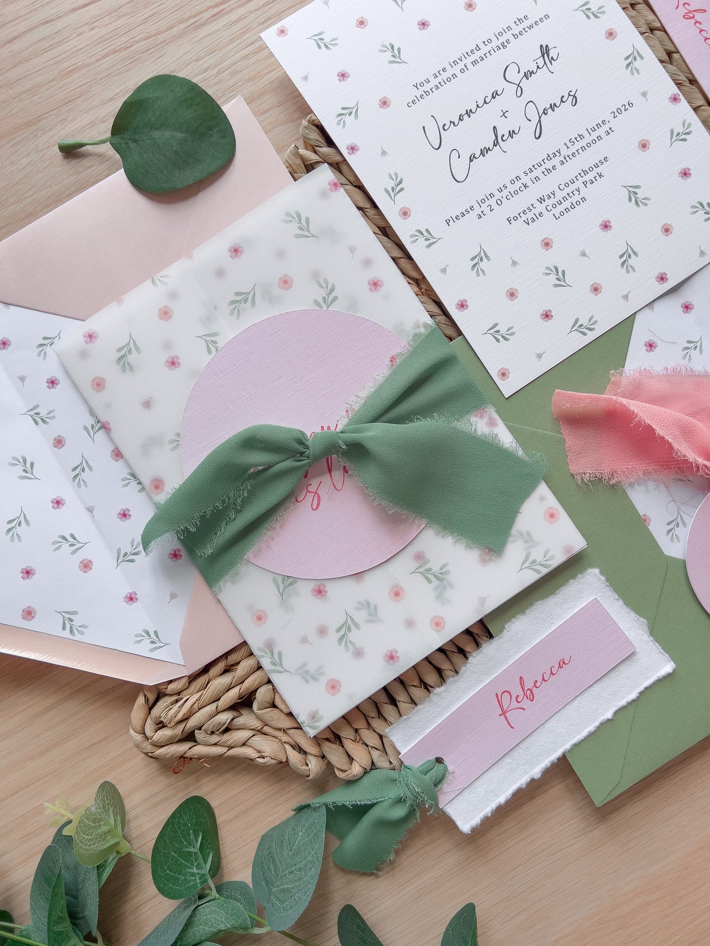 Camden Floral Vellum Jacket Wrap