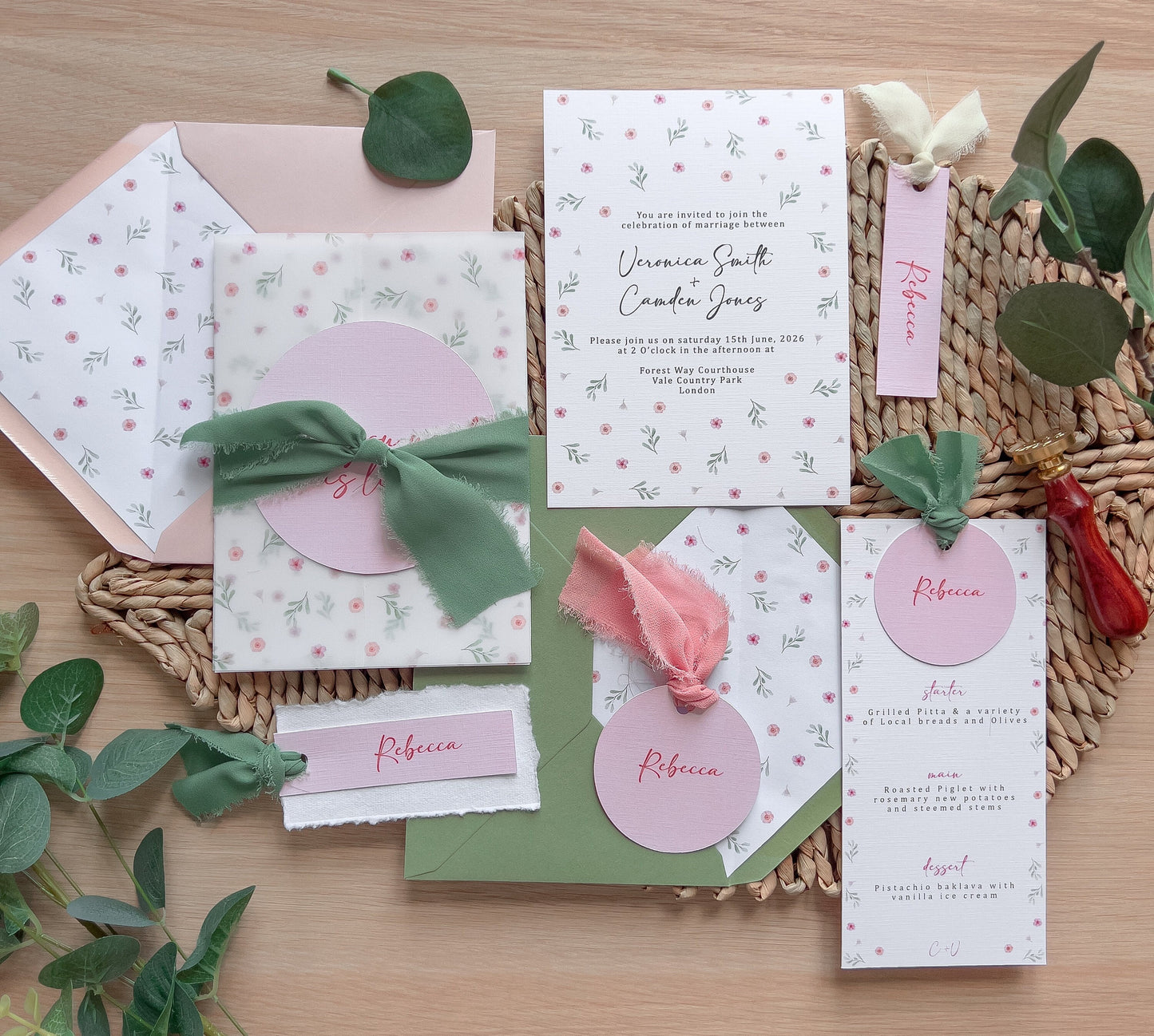 Camden Floral Vellum Jacket Wrap