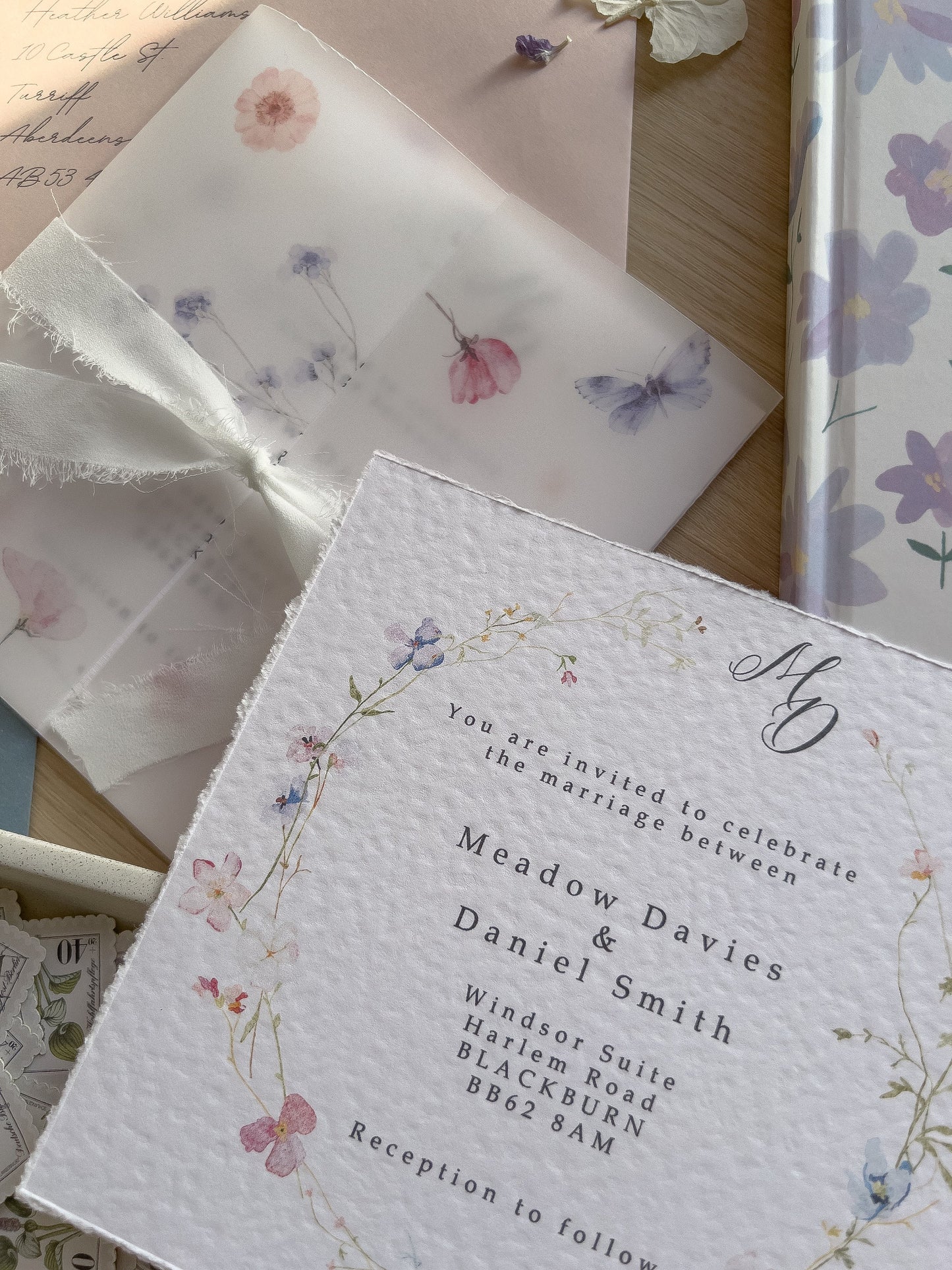 Meadow Wedding Invitation Suite