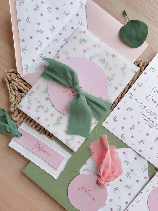 Camden Floral Vellum Jacket Wrap