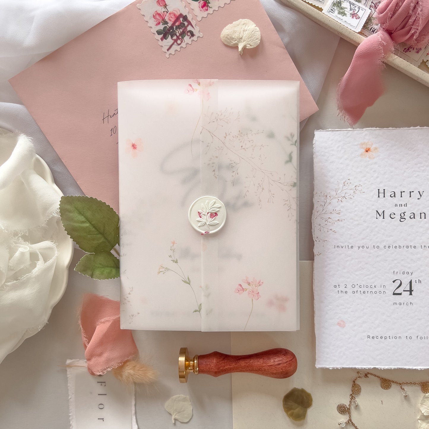 The Megan Save the Date A6