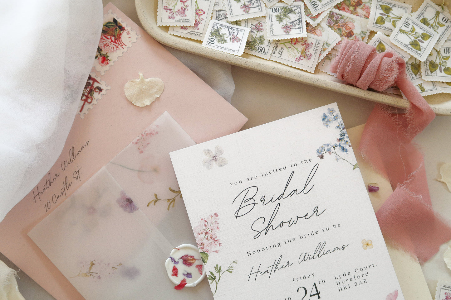 Primrose Bridal Shower Invitation