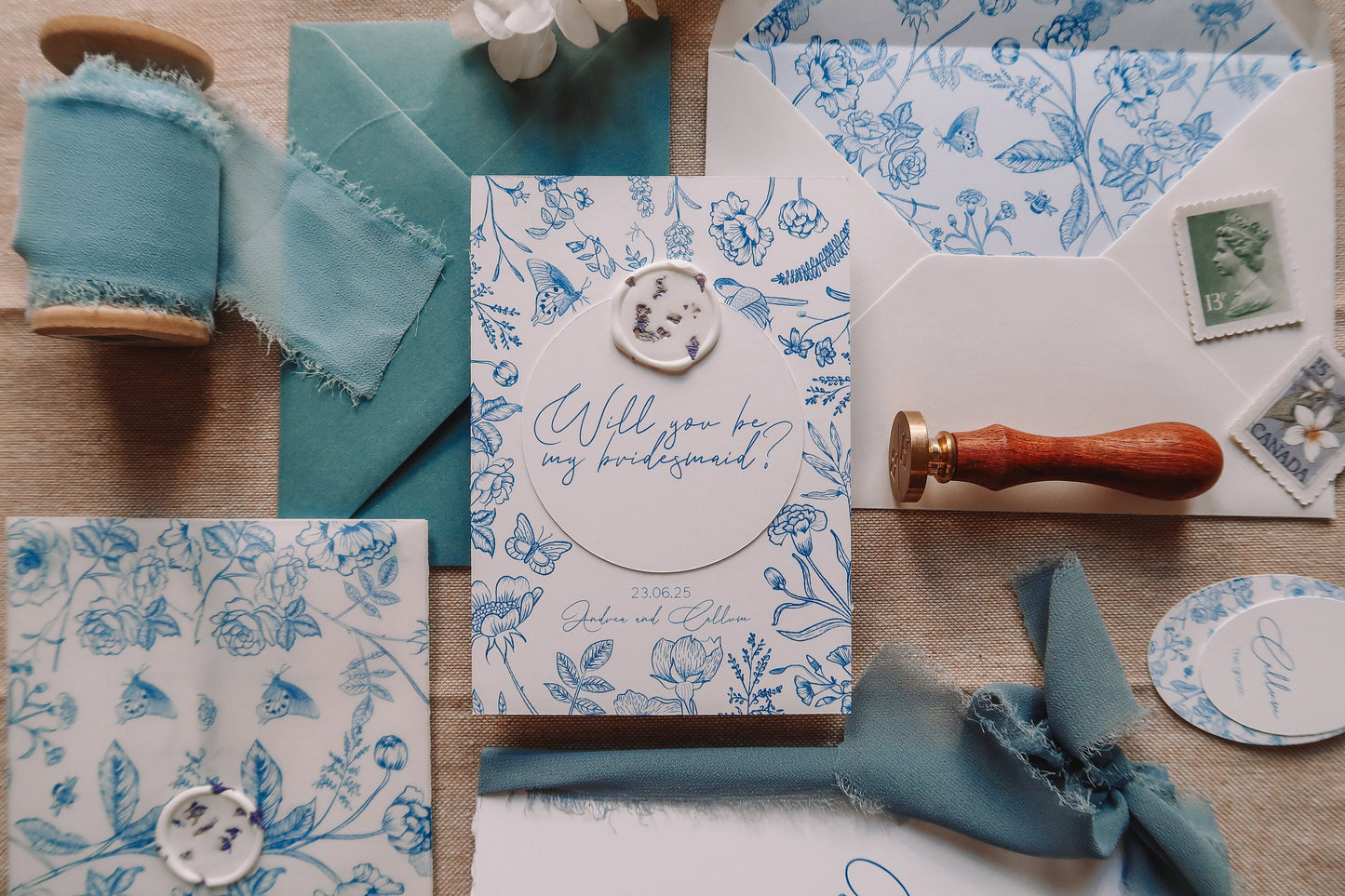 Victoria Bridesmaid Proposal Card