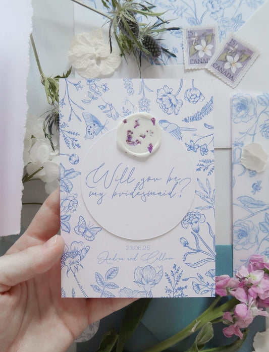 Victoria Bridesmaid Proposal Card