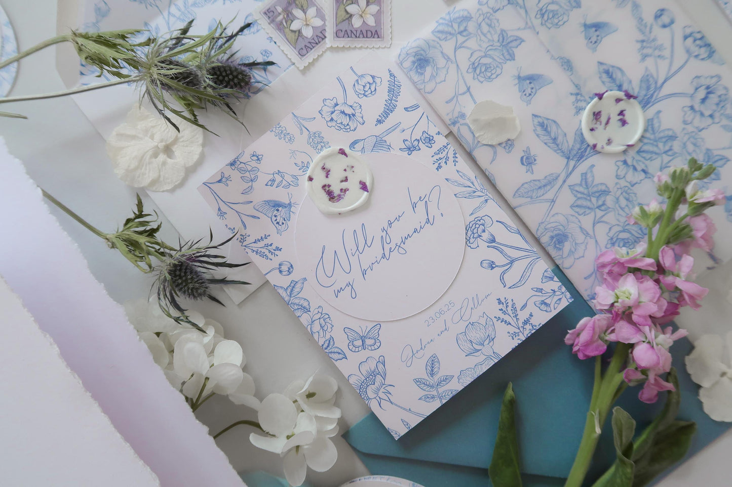 Victoria Bridesmaid Proposal Card