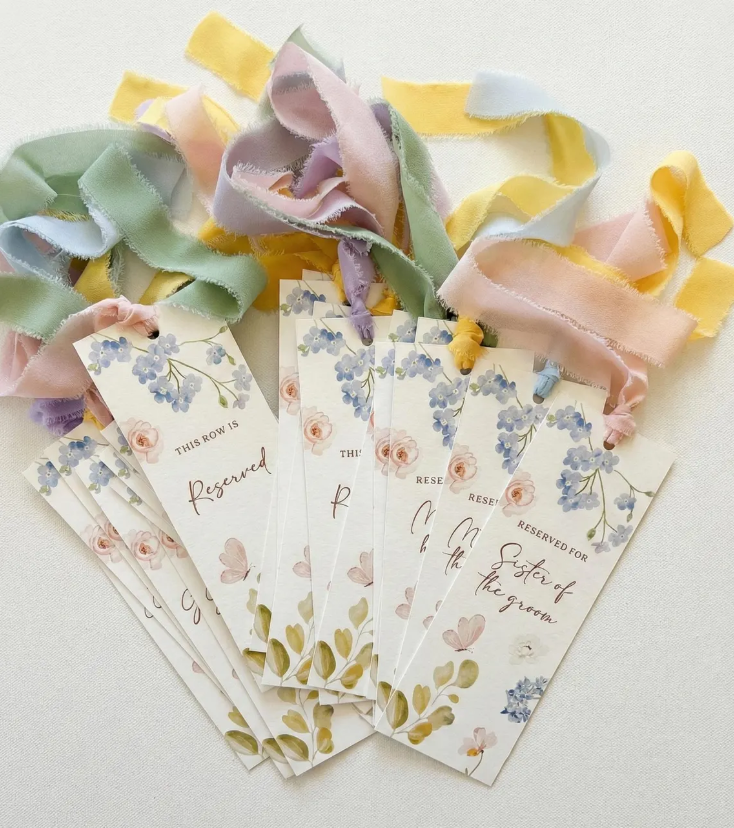 Emma Reserved Seat Tags