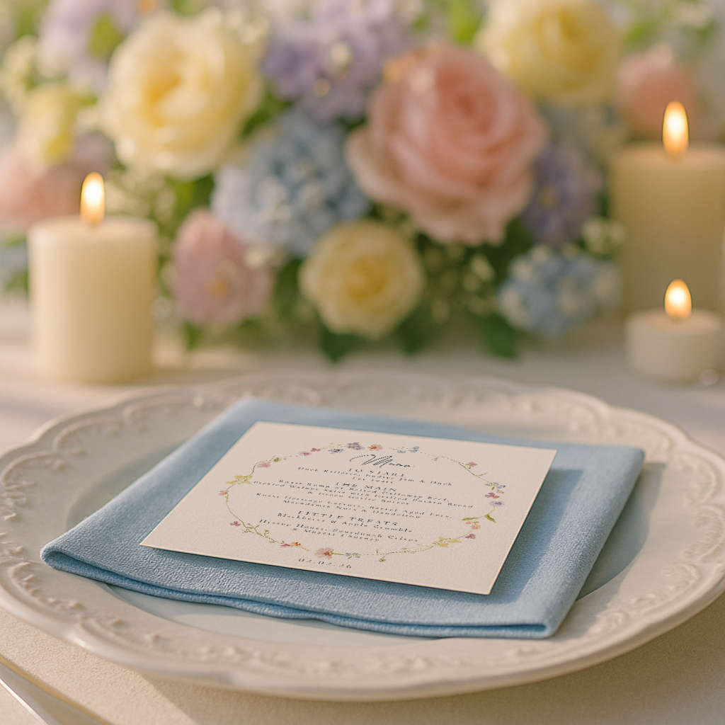 Meadow Square Wreath Menu