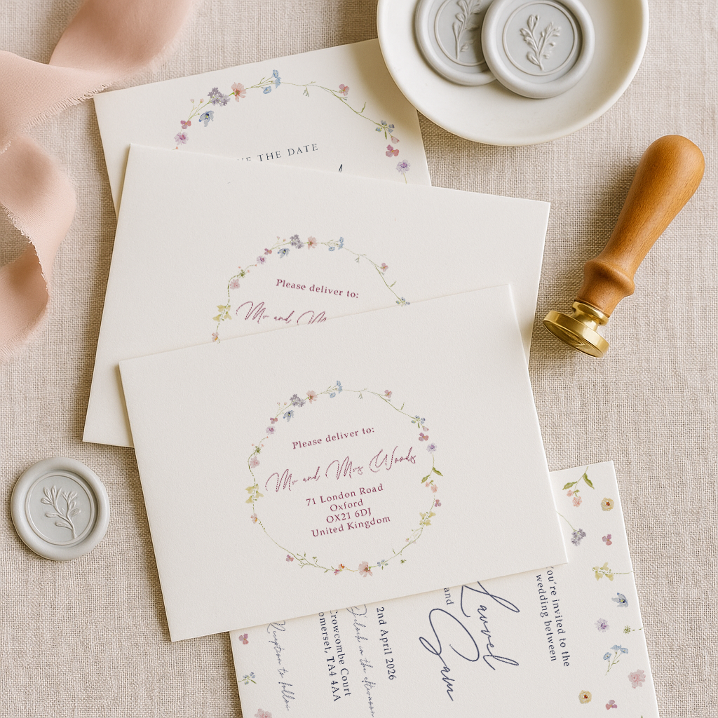 Laurel Meadow Main Invitation Suite