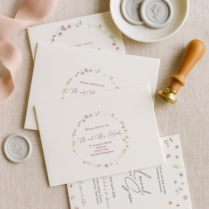 Laurel Meadow Main Invitation Suite