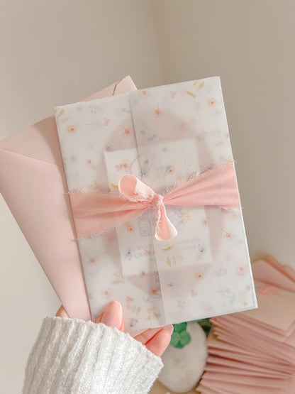 Laurel Meadow Main Invitation Suite