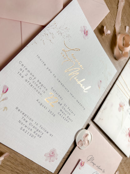 Lauren Wedding Invitation Suite