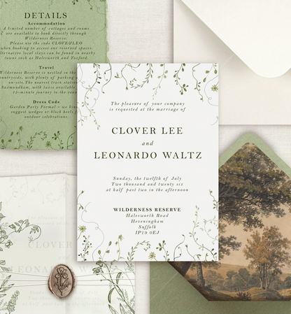 Clover Main Invitation Suite