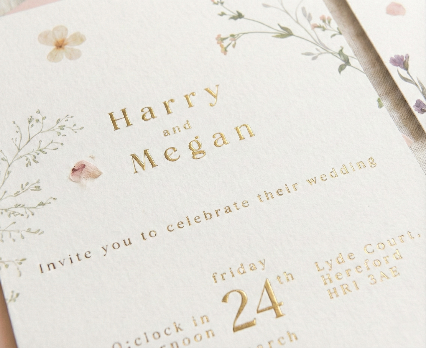 The Megan Sample Pack - Invitation