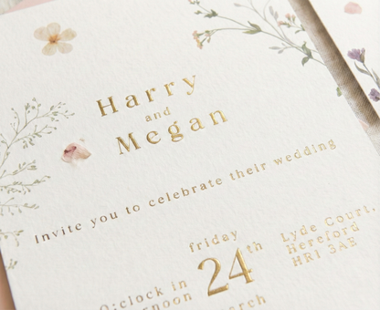 The Megan Sample Pack - Invitation