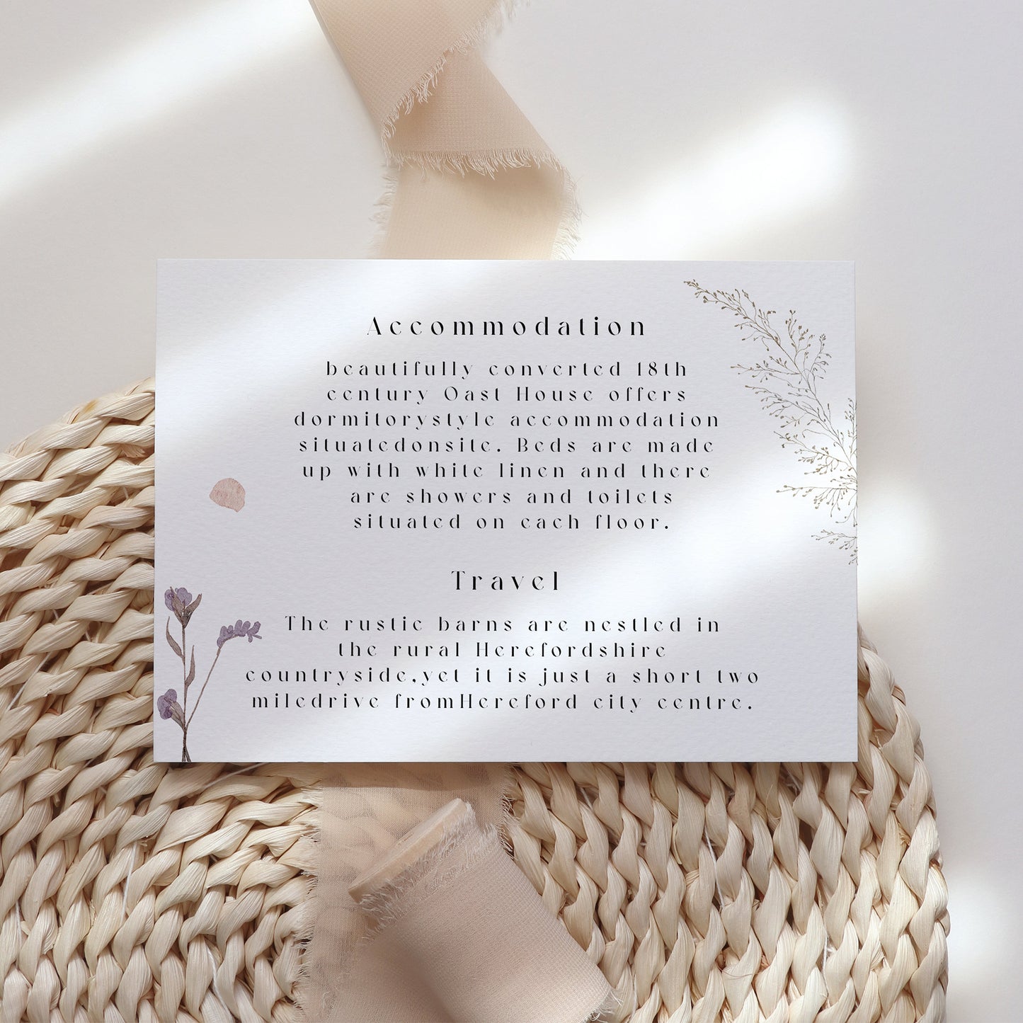 The Megan Wedding Invitation Suite