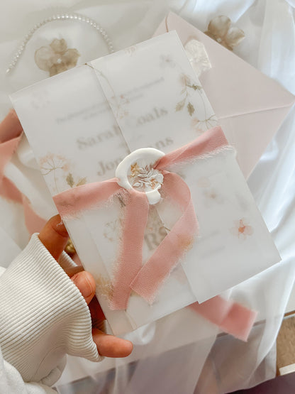 Wildflower Vellum Jacket Wrap