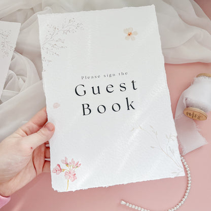 The Megan Guest Book Sign