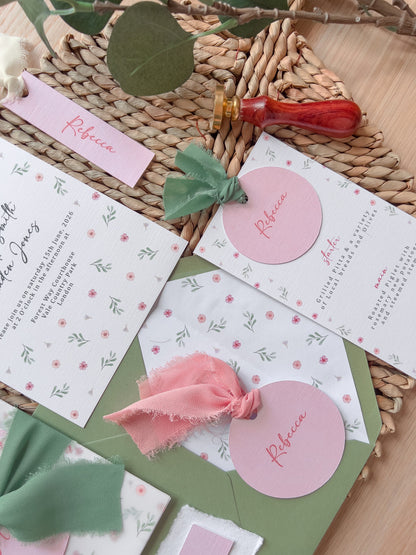 Camden Wedding Menu