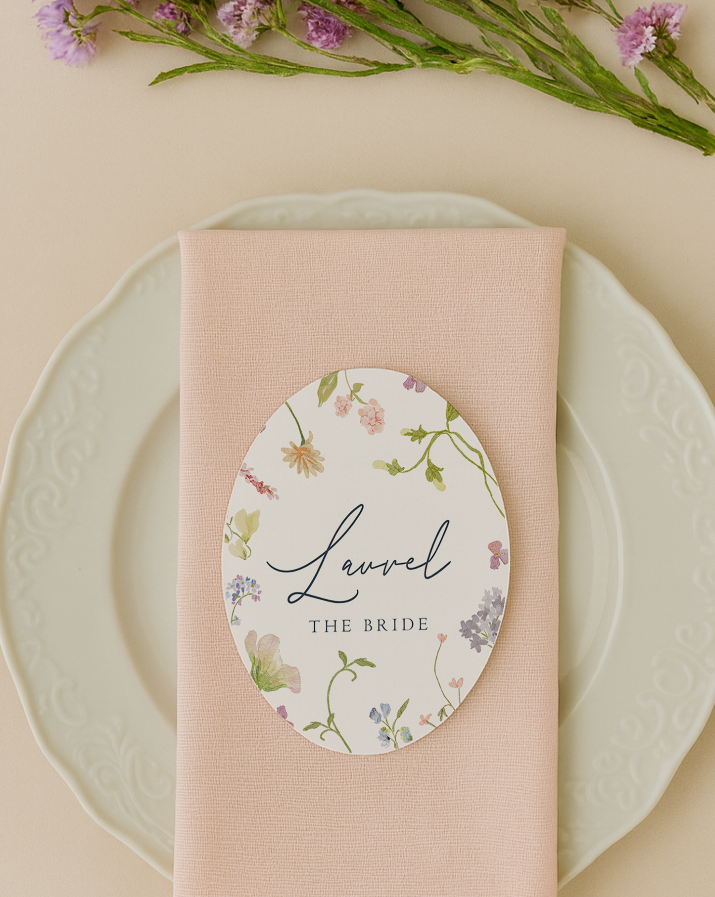 Meadow Oval Place Name Cards