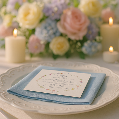 Meadow Square Wreath Menu